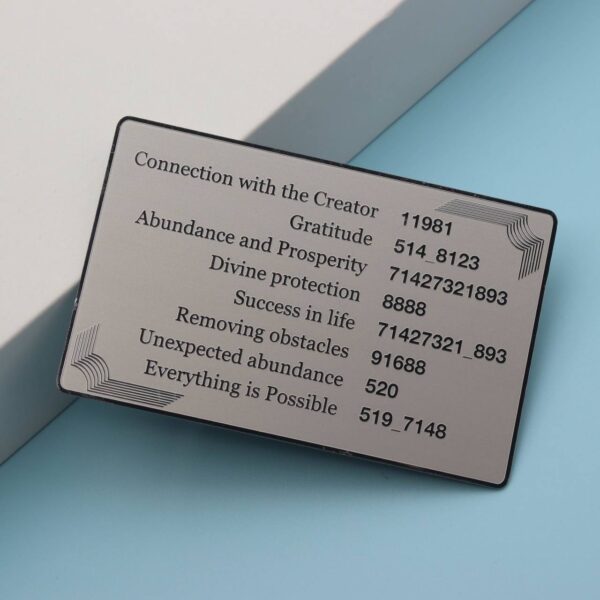 Grabovoi Abundance Activator Cards - Image 3